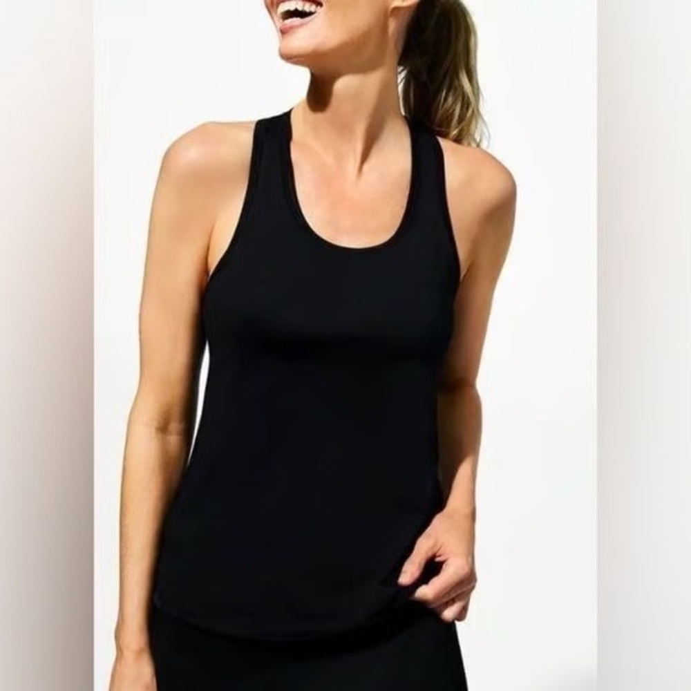 EleVen by Venus Williams Women's Race Day Tank Black NWT Size XS
